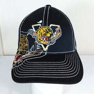 Reebok Center Ice Victoriaville Tigres Hockey Hat Size S/M Minor Flaws QMJHL